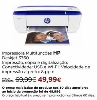 El Corte Inglés Impressora multifuncional hp promoção