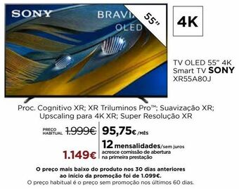 El Corte Inglés Smart tv sony promoção