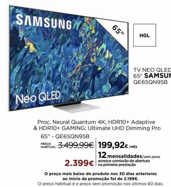 El Corte Inglés Smart tv samsung promoção