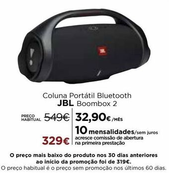 El Corte Inglés Coluna portátil jbl promoção