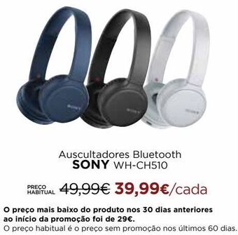 El Corte Inglés Auscultadores sony promoção