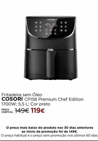 El Corte Inglés Fritadeira elétrica promoção