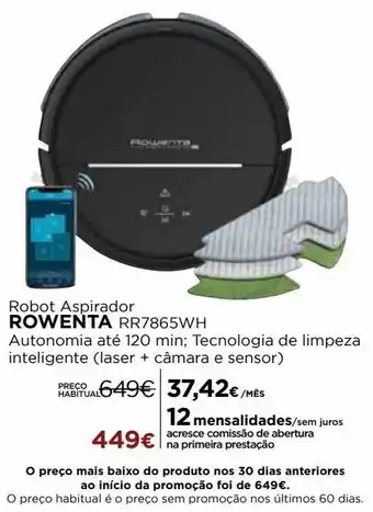 El Corte Inglés Robot de limpeza rowenta promoção