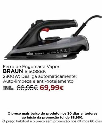 El Corte Inglés Ferro de engomar braun promoção