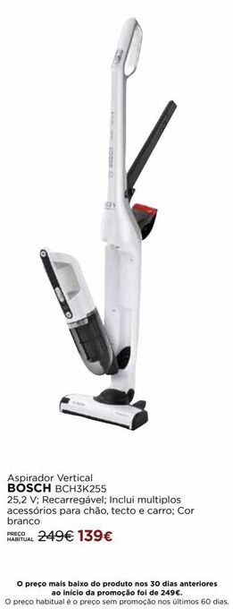 El Corte Inglés Aspirador vertical bosch promoção
