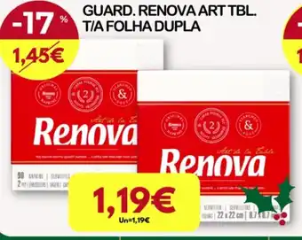 Ponto Fresco Guard. Renova Art TBL T/A Folha Dupla promoção