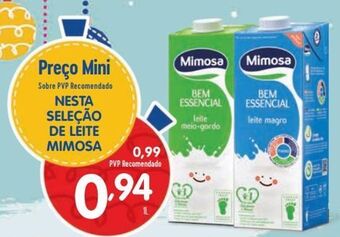 Minipreço Leite mimosa promoção