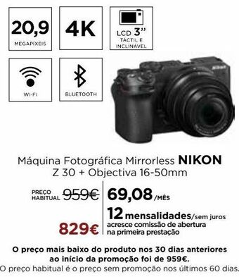 El Corte Inglés Câmera fotográfica promoção