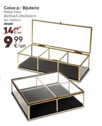 Hôma Caixa p/ Bijuteria promoção