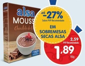 Minipreço Mousse de chocolate alsa promoção