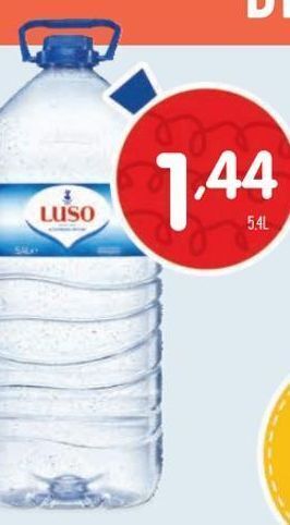 Minipreço Água luso promoção