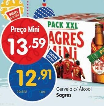 Minipreço Cerveja sagres promoção