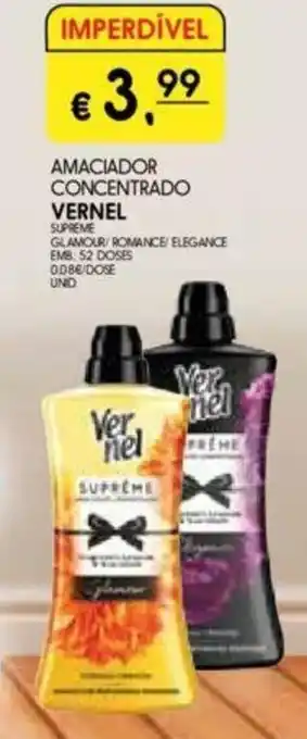 Amaciador Concentrado Vernel 52 Doses