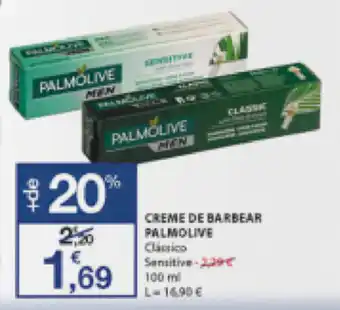 E.Leclerc Creme de Barbear Palmolive 100ml promoção