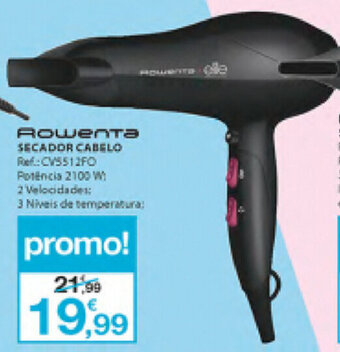 E.Leclerc Rowenta Secador Cabelo promoção