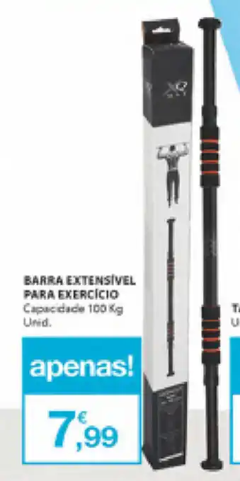 Barra Extensivel para Exercicio 100kg