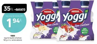 Yoggi Iogurte Liquido s/Lactose 160g x 4 u.