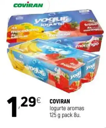 Coviran Coviran Iogurte Aromas 125g Pack 8u. promoção