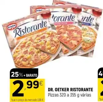 Coviran Dr. Oetker Ristorante Pizzas 320 a 355g promoção