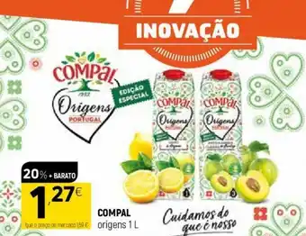 Coviran Compal Origens 1L promoção