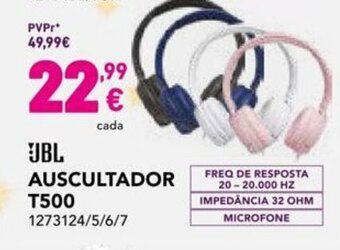JBL Auscultador T500
