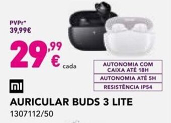 Radio Popular Xiaomi Auricular Buds 3 Lite promoção