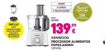 Radio Popular Kenwood Processor Alimentos promoção