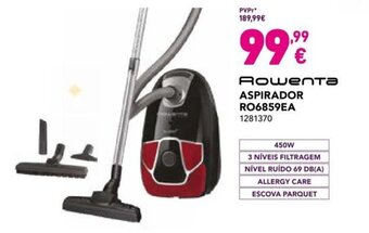 Radio Popular Rowenta Aspirador promoção