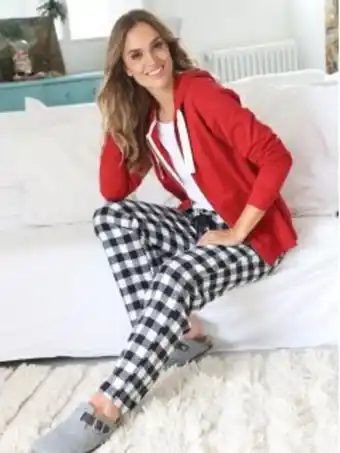 Venca Calças de pijama em flanela aos quadrados promoção