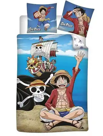 Kiabi Capa de edredão e fronha de solteiro 'one piece' promoção