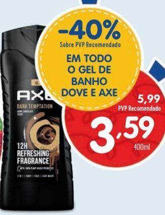 Minipreço Gel de banho axe promoção