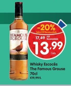 Minipreço Whisky escocês the famous grouse promoção