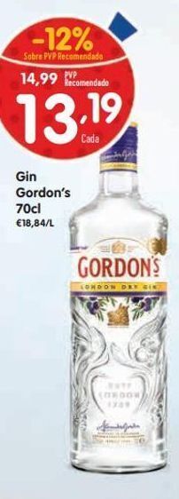 Minipreço Gin gordon's promoção