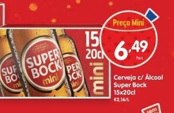Minipreço Cerveja super bock promoção