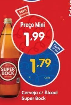 Minipreço Cerveja super bock promoção