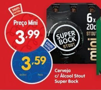 Minipreço Cerveja super bock promoção