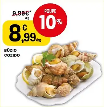 Intermarché Buzio Cozido 1kg promoção