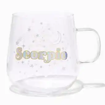 Zodiac glass mug - scorpio