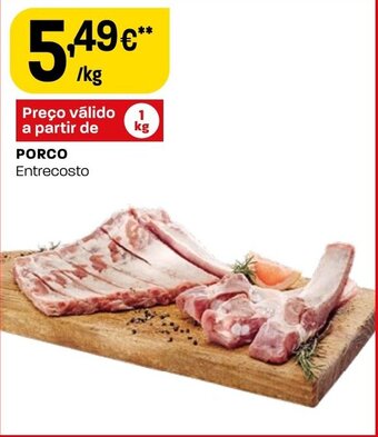 Intermarché Porco Entrecosto 1kg promoção