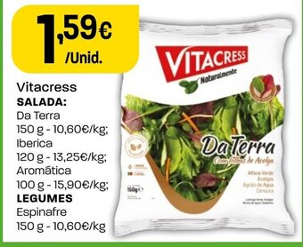 Intermarché Vitacress Salada promoção