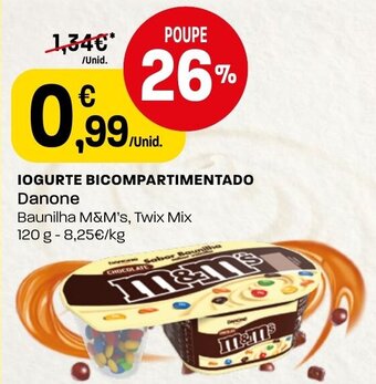Intermarché Iogurte Bicompartimentado Danone promoção
