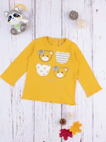 Prénatal T-shirt bimba gialla "sweet bear" - prénatal promoção