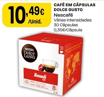 Intermarché Cafe em Capsulas Dolce Gusto Nescafe promoção