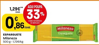 Intermarché Esparguete Milaneza 500g promoção