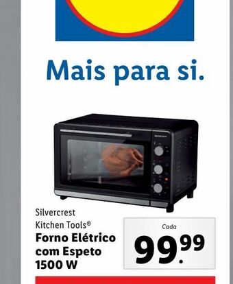 Lidl Forno elétrico silvercrest promoção