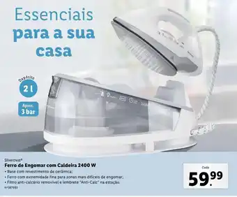 Lidl Ferro de engomar con caldeira 2400w promoção