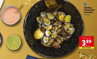 Lidl Ameijoa vietnamita castanha promoção