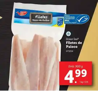 Lidl Filetes de paloco promoção