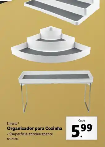 Lidl Organizador de cozinha ernesto promoção