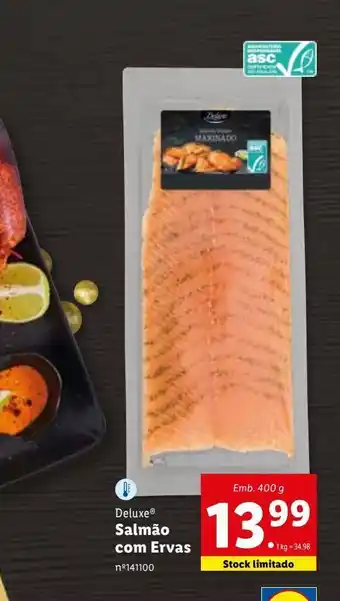 Lidl Salmão com ervas promoção